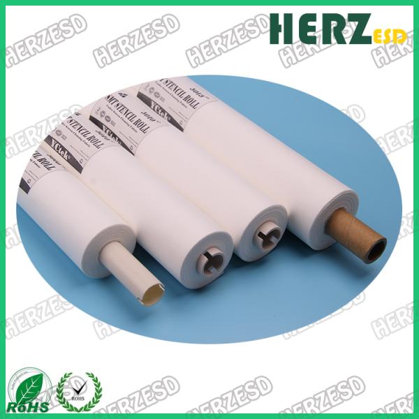 Cleanroom Plastic Core Woodpulp 56gsm Nonwoven SMT Stencil Wiper Rolls