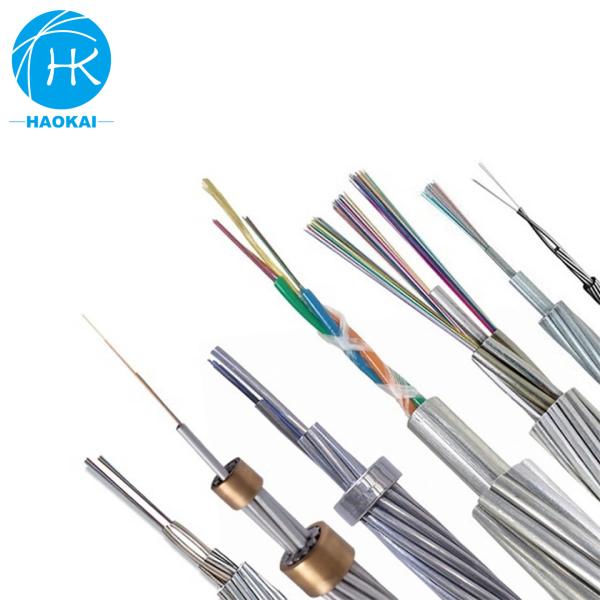 96 Fibers Stranded Over Head Cable OPGW Optical Ground Wire For Outdoor