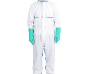 China S-6XL Medical Grade Non Woven Coverall PP + PE Non Woven Material factory