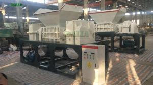 China High Output Double Shaft Shredder Machine Waste Plastic Automatic Crusher factory