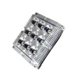 Square 4 Degree Flood Light Lens Cover 136x136mm For Commercial Small Spotlight