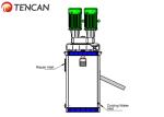 Tencan 12000L 180KW 2.5-5.8T/H Capacity Kaolin Grinding Macine, Colliding Cell