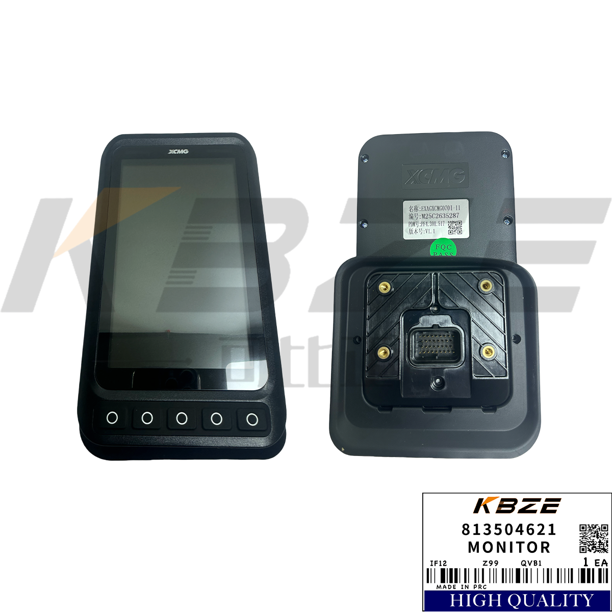 China XCMG XE215 Excavator Monitor OEM 813504621 ABS Black factory