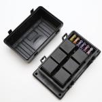 12V Auto Waterproof Fuse Relay Box Block Kit 6 Bosch Style Relay Holder 6 ATC