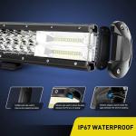 Vehicle LED Strobe Light Bar Combo Beam High Intensity IP67 Waterproof