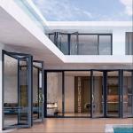 65 Series Anti-Pinch Folding Door For Private Residences , Villas , Commercial
