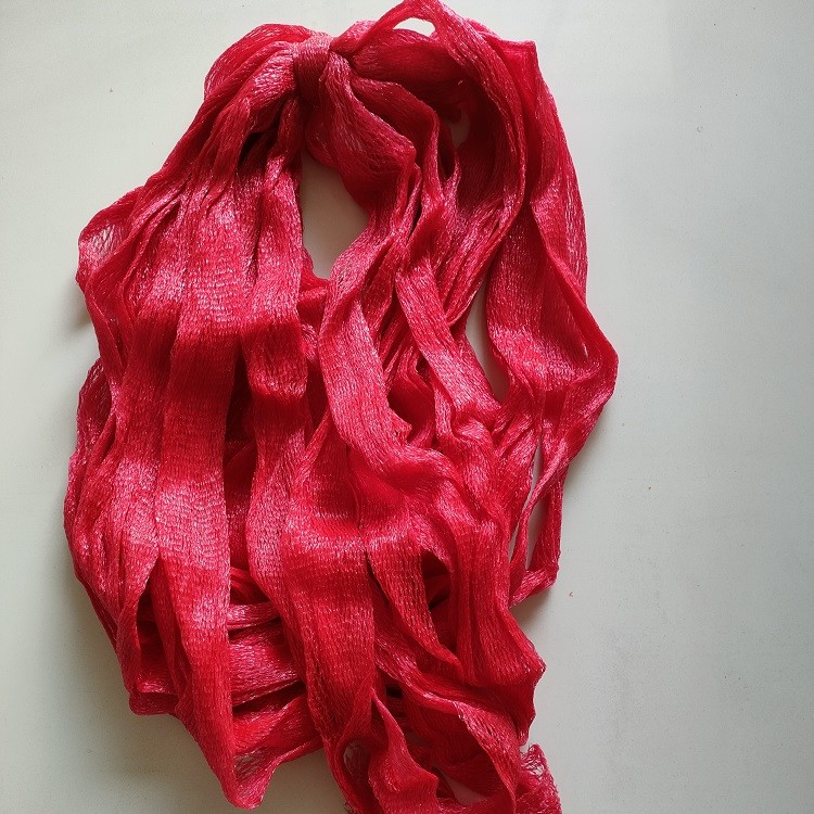 PE Tubular Fruit Vegetable Mesh Netting Bags Reusable String Bags