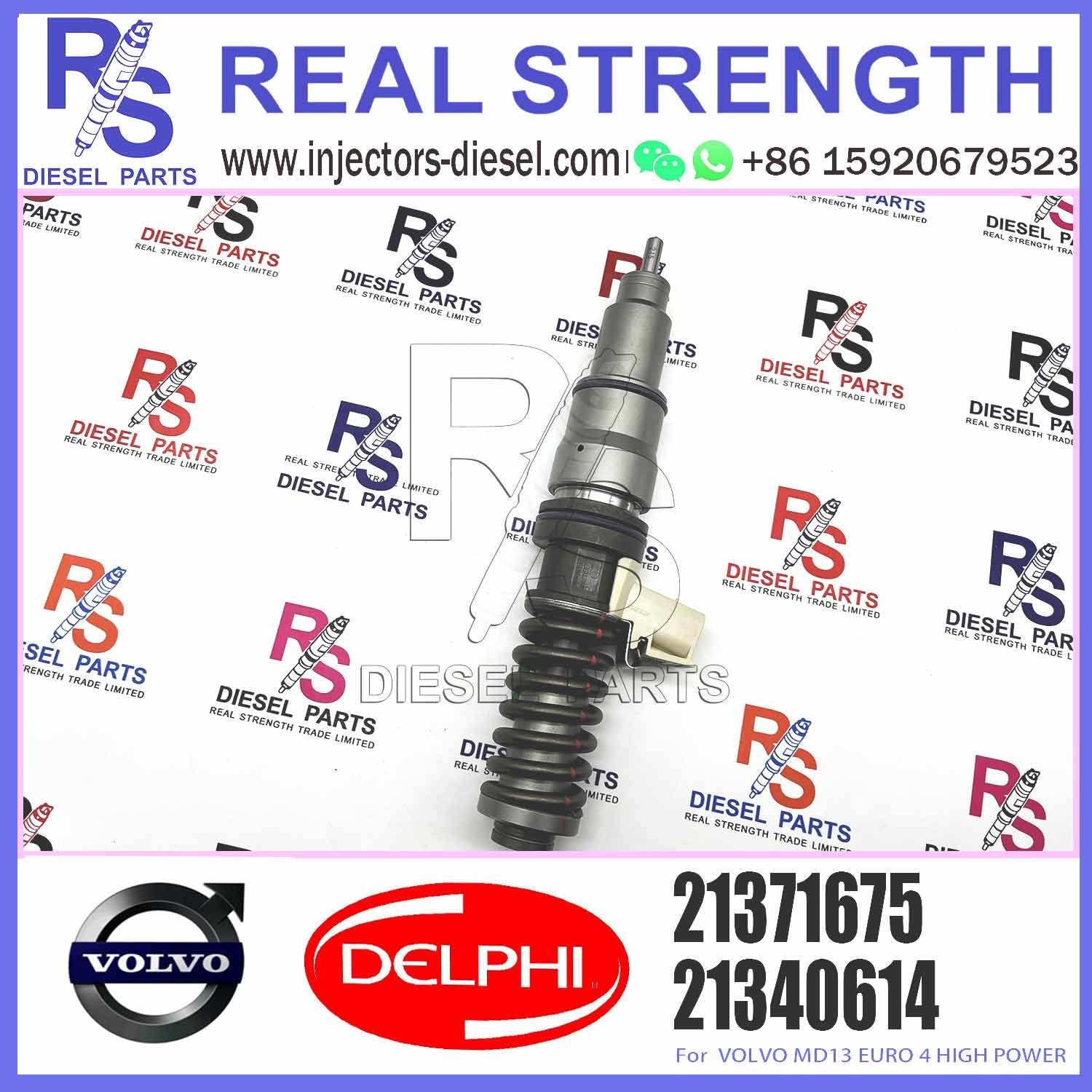 Diesel fuel Injector 21371675 BEBE4D24004 21340611 20430583 by delphi for V-O-L-V truck
