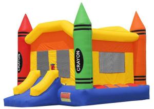 China Backyard Kids Inflatable Toddler Bouncy Castle With Double - stitching factory