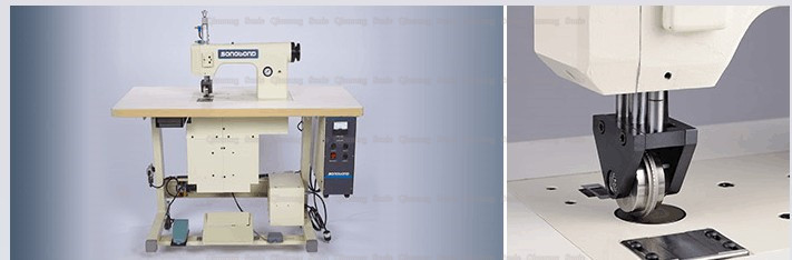 35Khz Ultrasonic Textile Sealing And Cutting Machine With Rotary Titanium Wheel