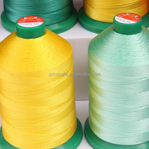High Tensile Strength 100% TEX270 840D/3 400g Polyester Sewing Thread for