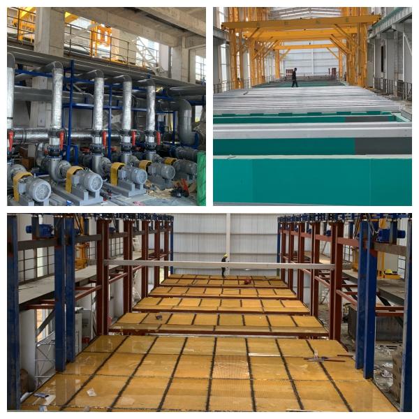 China 6063 6061 7075 Aluminum Profile Anodizing Line for Construction Automotive and Electronics factory