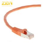 F/UTP Cat6 Shielded Patch Cables Snagless PVC LSZH Available In 10 Color