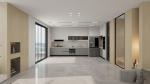 L-Shaped Layout Modern Stainless Steel Kitchen Cabinets With Functional Quartz