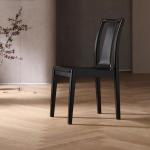 Unique Design Modern Solid Wood Dining Chairs in Oak Finish for Restaurants