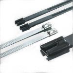 Ball type pvc cable marker self locking nylon cable tie ss304/316 pvc coated