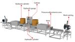 Romania Automatic Hot Pressing 90x90 mm Pallet Block Machine