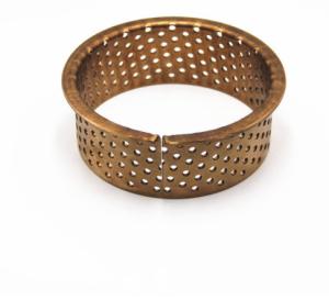 China Cylindrical Bushes Grease Reservoirs Plain Type Bearing Cusn8 Oil Holes Rohs Standard factory