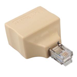 China Unshielded RJ11 Modular Adapter Female To Female One Revolution factory