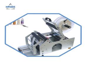 China Adhesive Stick Semi Auto Labeling Machine / Can Labeling Machine For Capping Labeller on sale