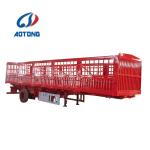 3 Axles 60 Tons Animal Poultry Grid Positions Semi Trailer with Max Payload