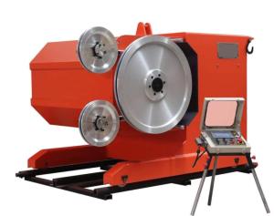 China Marble Granite Wire Saw Cutting Machine , Wire Saw Machine 360 Degree Rotation factory