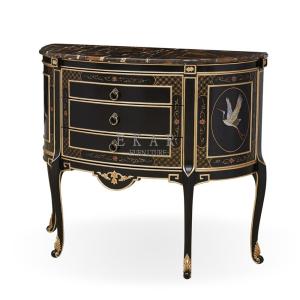 China antique luxury black wooden console table FH-113 factory