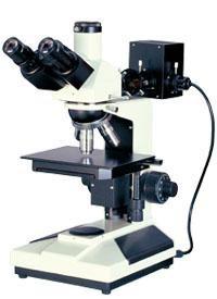 China Camera Interface Metallurgical Microscope Ordinary Light Desktop Mobility factory