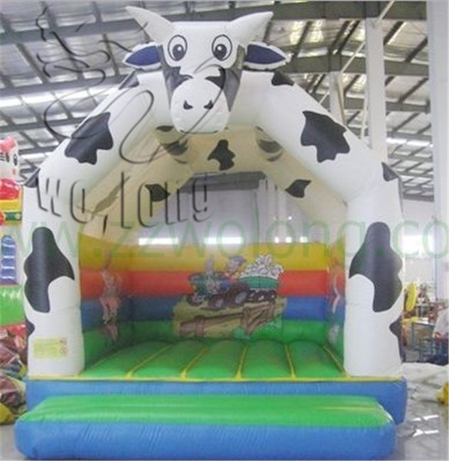 lovely Inflatable castles, cow inflatable bouncer