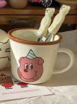 Multifunctional Portable Ceramic Coffee Cups Microwave Dishwasher Cold Resistant