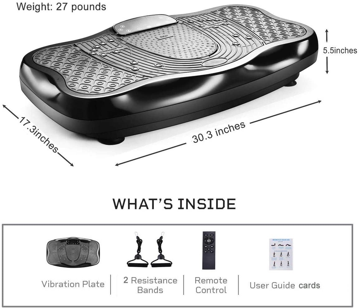 Whole Body Fat Burning Fitness Vibration Plates 99 Levels 240V