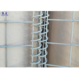 Military Gabion Wall Barriers Filled With Sand Or Rocks