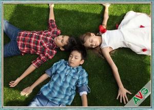 China High Resilience / Skid Resistant Landscaping Synthetic Grass With 12000 Dtex factory