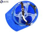 Head Fiberglass Hard Hat Air Conditioned For Electrical Work Impact Prevention