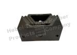 Heavy Truck Rear Engine Mount Bracket NR Rubber Material OEM Service