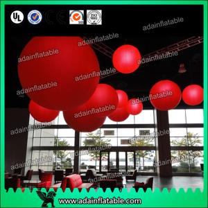 China Event Hanging Decoration Inflatable Balloon With LED Light For Party factory
