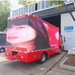Frameless Advertising Billboard Hydraulic Control For Truck Outdoor Live Show