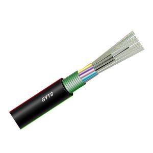 China GYTS Fiber Optic Cable 48 Core G652D Steel Central Strength Member factory