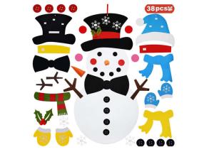 China Handmade Door Wall Hanging Felt Christmas Decorations factory