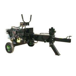 China Dual Handle 12 Ton Hydraulic Log Splitter , 6.5HP Gasoline Manual Log Splitter factory