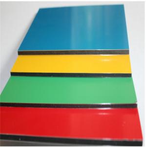 China High Gloss Aluminum Composite Panel 1220mm High Impact Corrosion Resistance factory