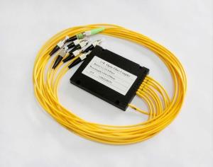 China ABS Box Fiber Optic Splitter Wide Operating Temperature FC / LC ST Connector Type factory