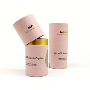 China Customizable Design Perfume Paper Tube Packaging With Bottle Matt Lamination on sale