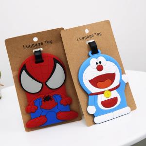 China Hot Sale cheap New Style Promotional wholesale cartoon travel custom luggage tag name tag factory