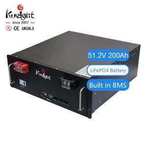 China 51.2V 200AH Lithium Battery Module Solar Backup LiFePO4 Battery Pack factory