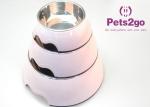 Stainless Steel 350ML 17.5*14*6CM Pet Feeder Bowls