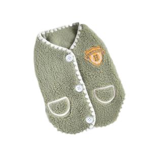 China New Preppy Waistcoat Vest Cute Pet Clothing And Accessories Winter Teddy Cat Clothes factory