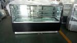 Upright Glass Door Chiller Cabinet Right Angle Rear Door Air Cooled for Cake