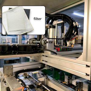 Automatic Car Filter Making Machine Scraping Height 10~50mm Capacity 10S/Pcs