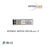 Single Mode 25G SFP28 LR 1310nm 10KM SFP Duplex LC Optical Transceiver
